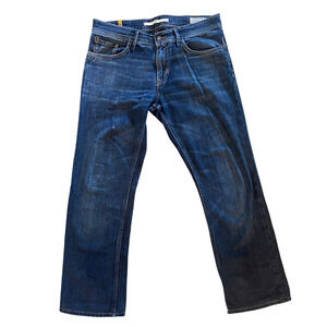 Vintage 90's Meltin' Pot Mens 34x34 (34x28) Relaxed Fit Jeans Straight Leg Denim